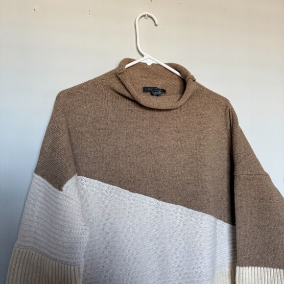 French Connection Brown and Cream Sweater - Picture 2 of 5